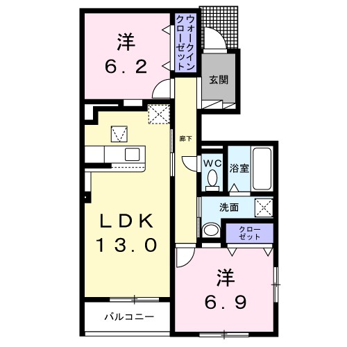 フォレイロンデル 間取り図