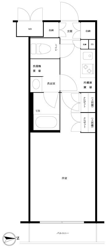 ルーブル三軒茶屋伍番館 間取り図