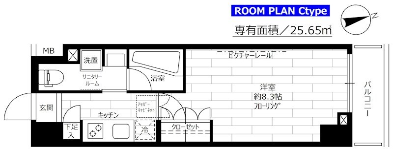 ステージファースト飯田橋アジールコート　　 間取り図
