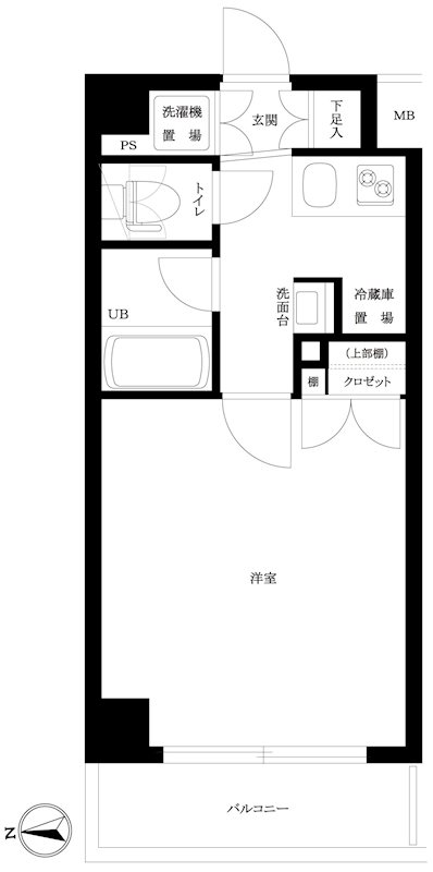 ルーブル高田馬場参番館 間取り図