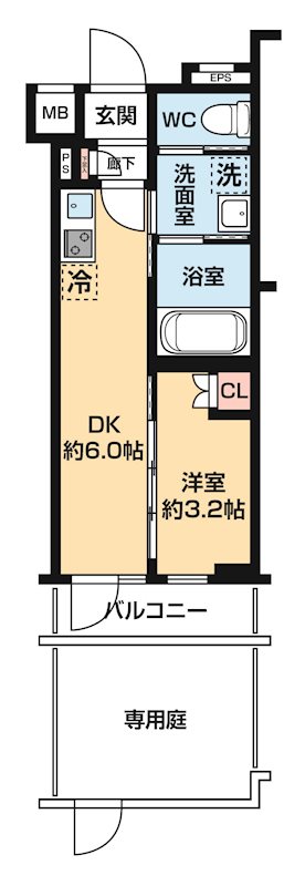 ハーモニーレジデンス中野ＮＯＲＴＨ ＡＲＡＩ 間取り図