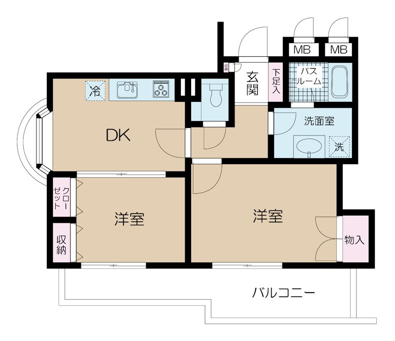 スカイヒル荻窪 間取り図
