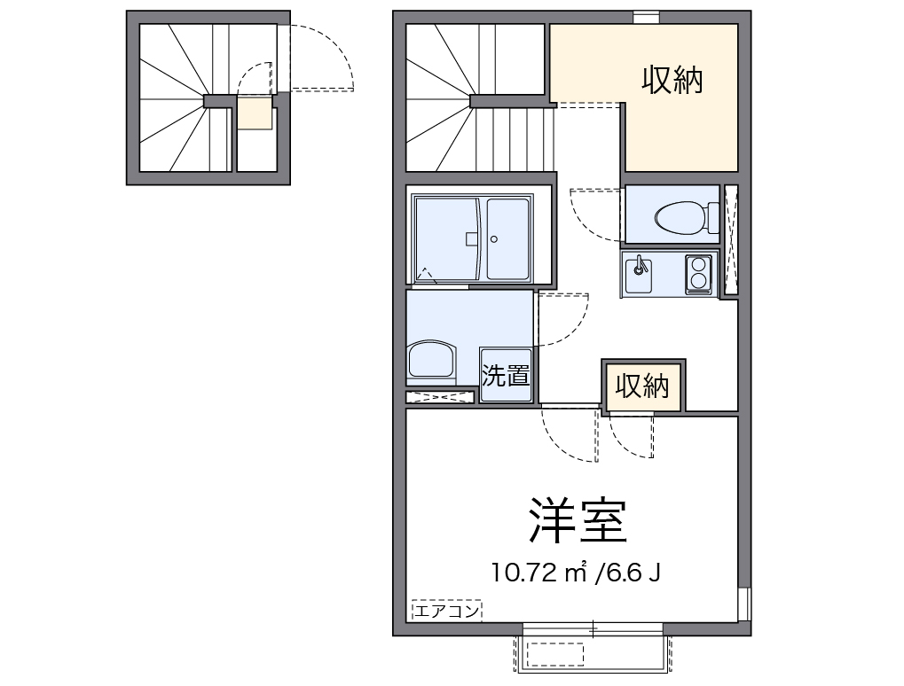 クレイノレスポワール 間取り図