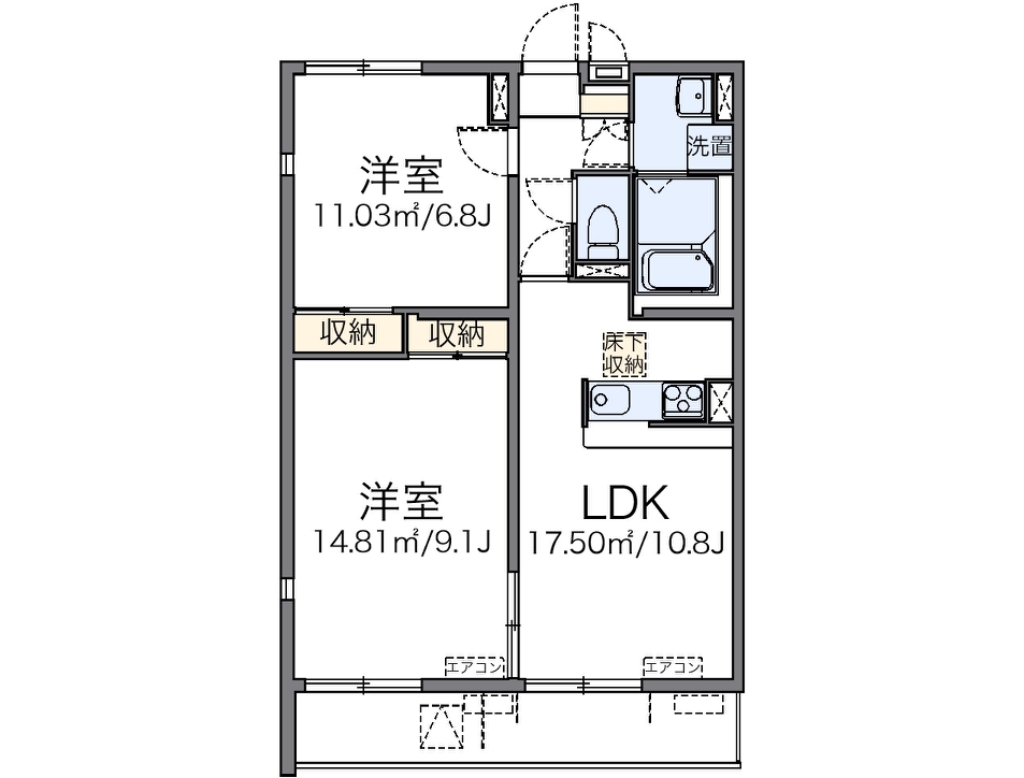 レオネクスト壱 間取り図