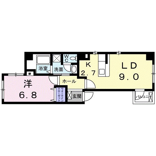 フレーヴォ青山 間取り図