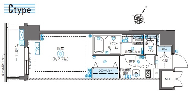 ZOOM南麻布 間取り図