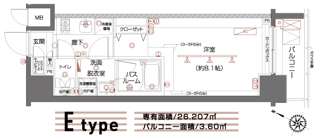 ZOOM都立大学 間取り図