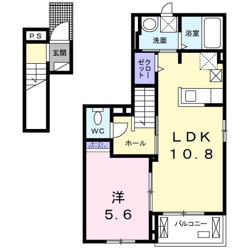 ベルオーブ 間取り図