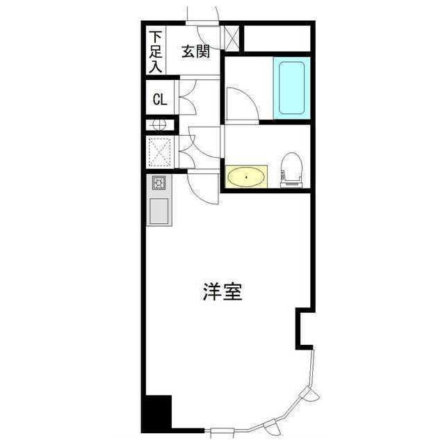 サン・ハーネス四谷 201号室 間取り