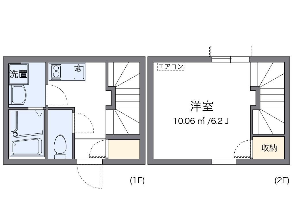 クレイノエクセル戸越Ⅰ 102号室 間取り