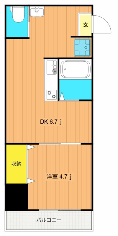 サンクレストT 308号室 間取り