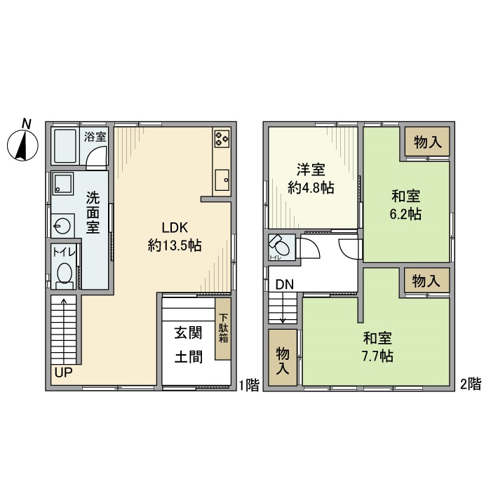 千駄木戸建 間取り