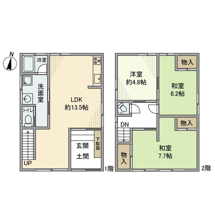 千駄木戸建 間取り