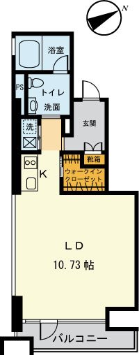 ふぁ～ぶる２ 101号室 間取り