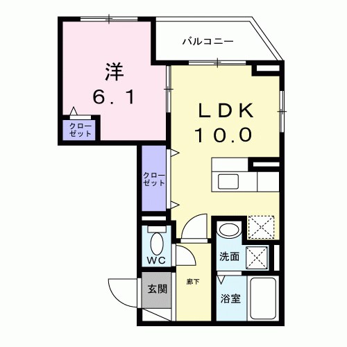 Ｈ・Ｓ駒込 201号室 間取り