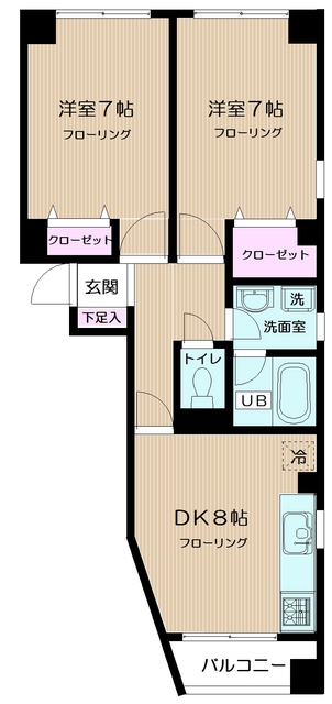 プリマベーラ 201号室 間取り