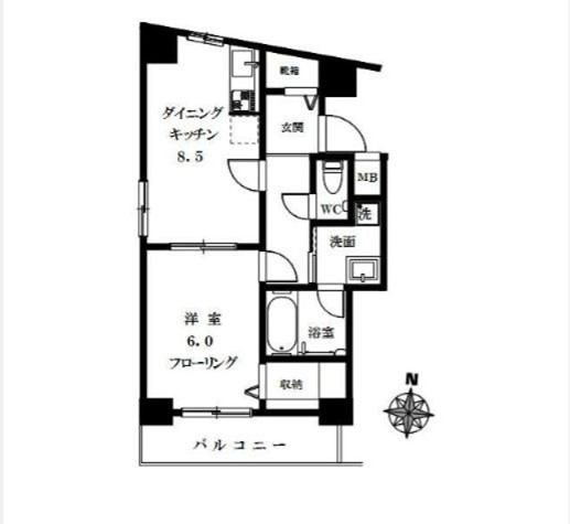 ドゥマン・ドミール 902号室 間取り