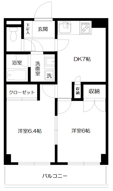 サンシティー要町 302号室 間取り