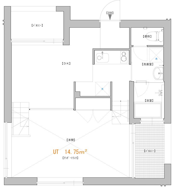リベルダージュ 間取り図