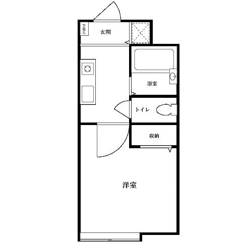 アヴァンティ早稲田 303号室 間取り