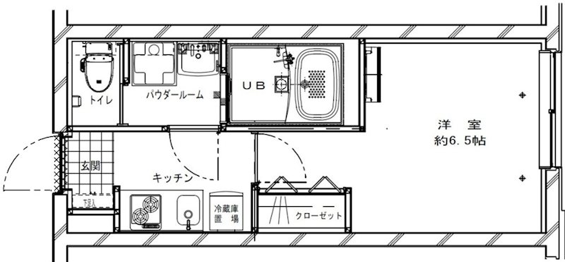 GENOVIA新高円寺 0403号室 間取り