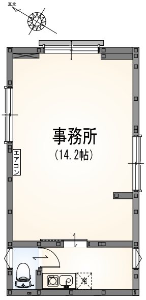 アルマコート中野 1F号室 間取り
