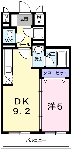 アルドール・Ｋ 203号室 間取り