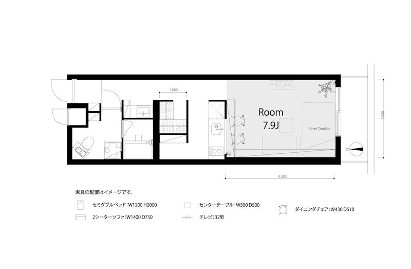 菱和パレス世田谷桜丘 間取り図