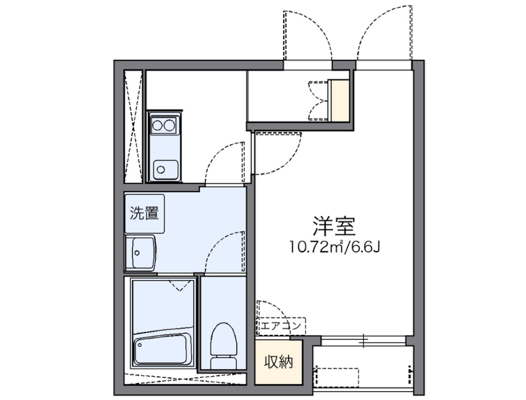 レオネクスト要町Ⅴ 102号室 間取り