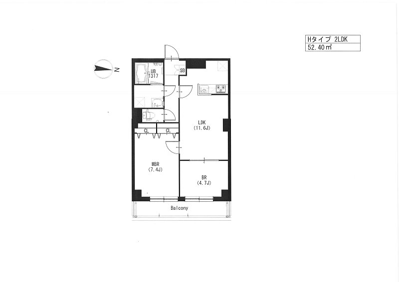 エスティメゾン高円寺 110号室 間取り