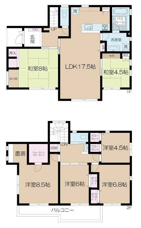 大岡山1丁目戸建 間取り