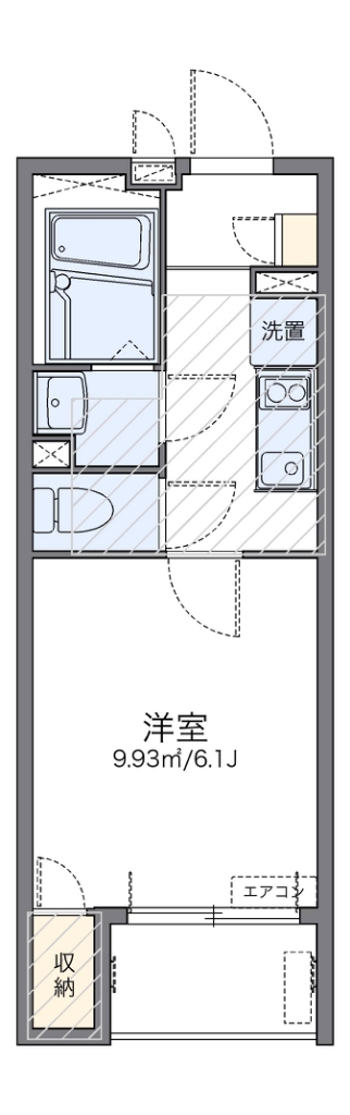 レオネクストヒルズ羽根木 203号室 間取り