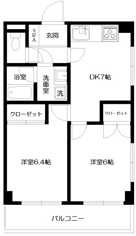 サンシティー要町 301号室 間取り