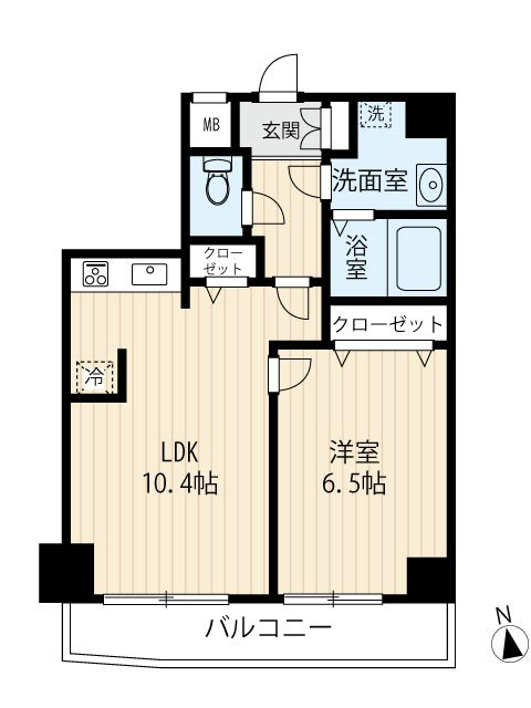 ＡＲＣＯＢＡＬＥＮＯ ＭＵＳＡＳＨＩＫＯＹＡＭＡ 間取り図