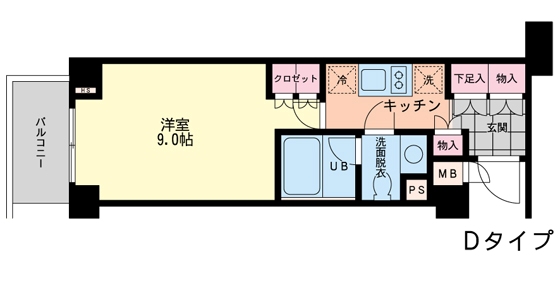 エスティメゾン代沢 間取り図