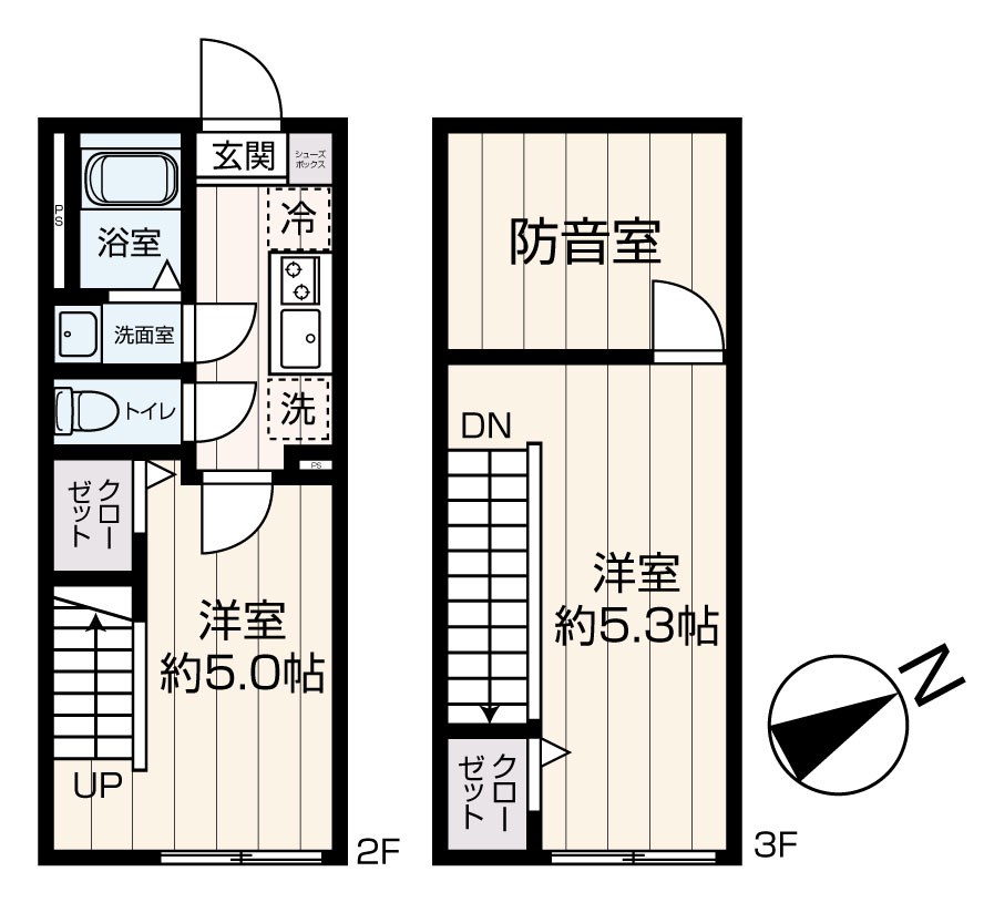 ティーズクオーレミューズ東長崎 間取り図