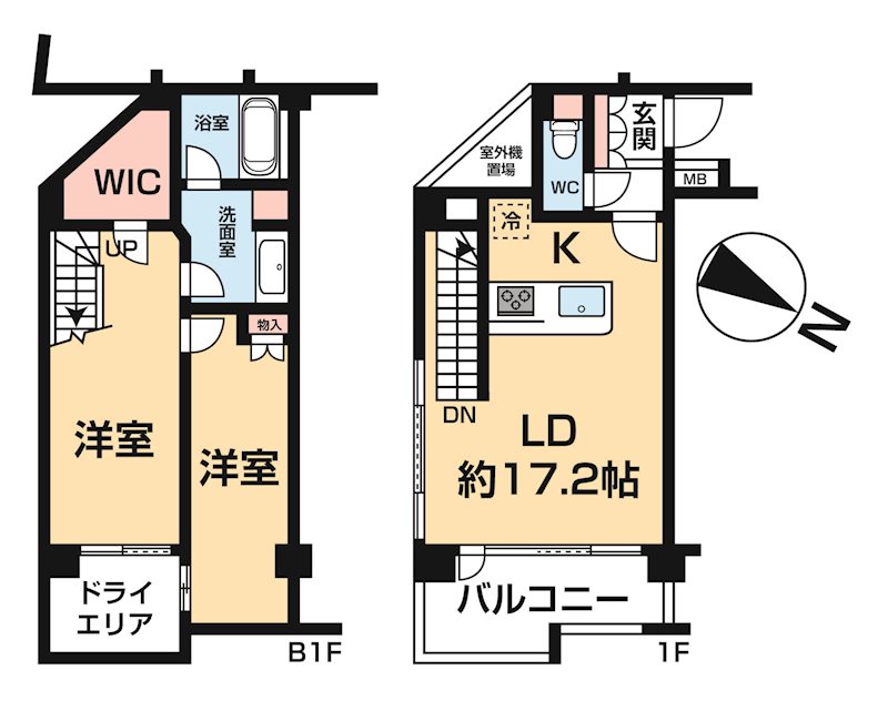 カスタリア八雲 間取り図