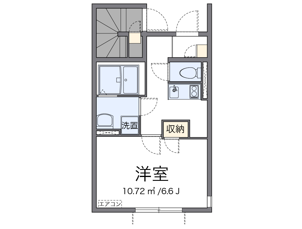 クレイノレスポワール 間取り図