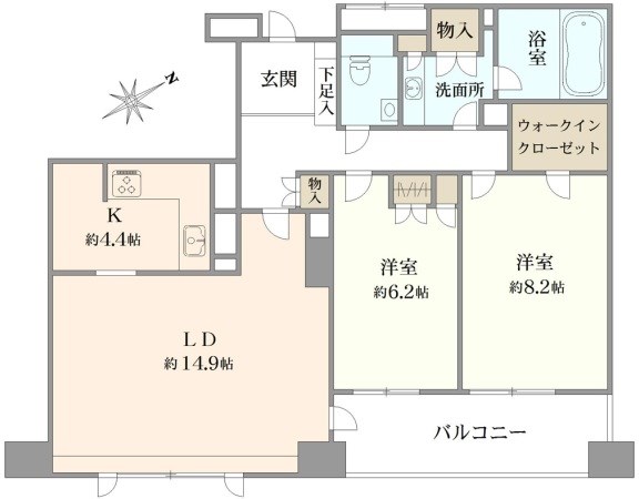 クリオレミントンハウス恵比寿 間取り図