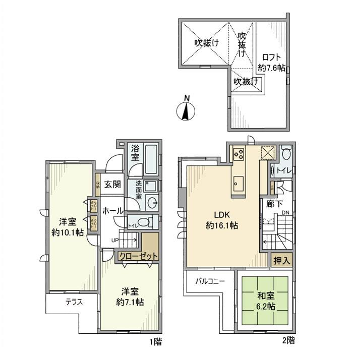 今川戸建 間取り