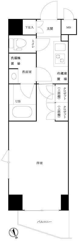 ルーブル白金高輪参番館 間取り図