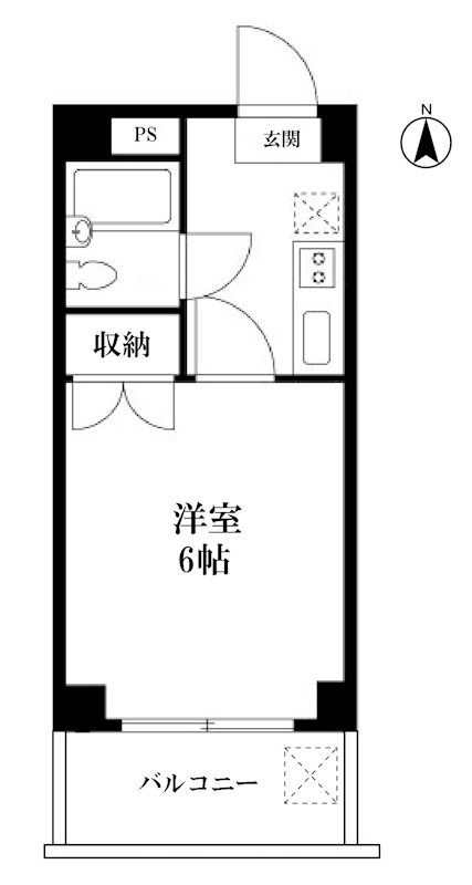 JKマンション 間取り図