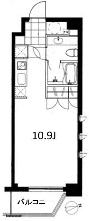 フレンシア麻布十番ノース 間取り図
