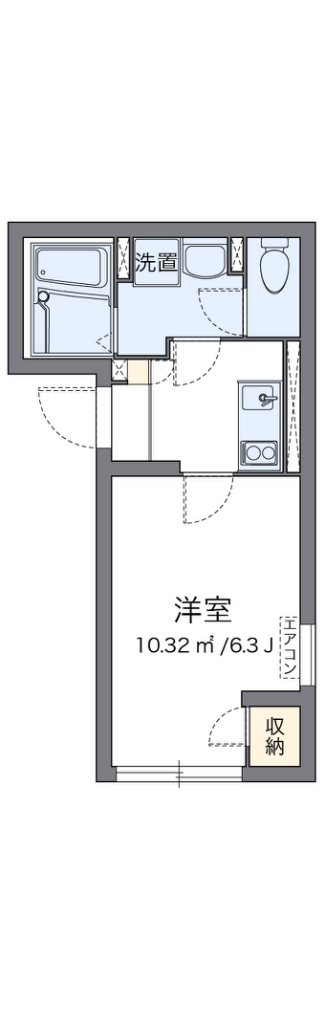 クレイノエトワールＫ　品川 101号室 間取り