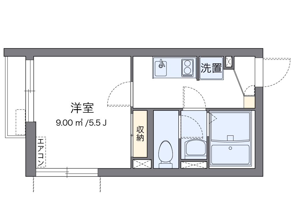クレイノゼファー 間取り図