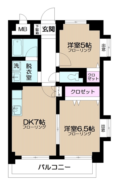 ルーセント方南 間取り図