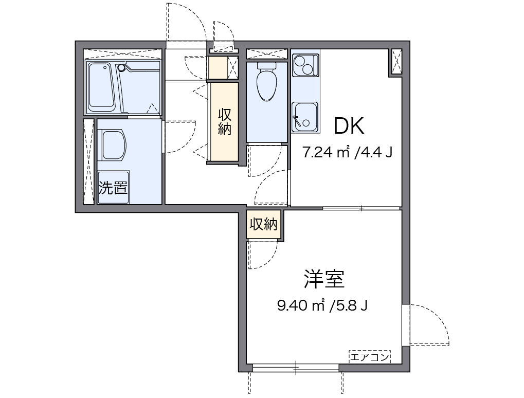 クレイノルーチェ 間取り図