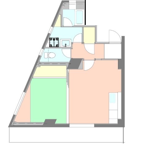 文栄マンション 間取り図