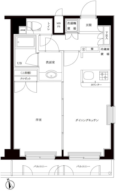 ルーブル鷺宮 間取り図