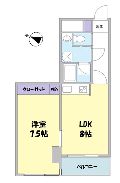 東急ドエルアルス音羽 間取り図